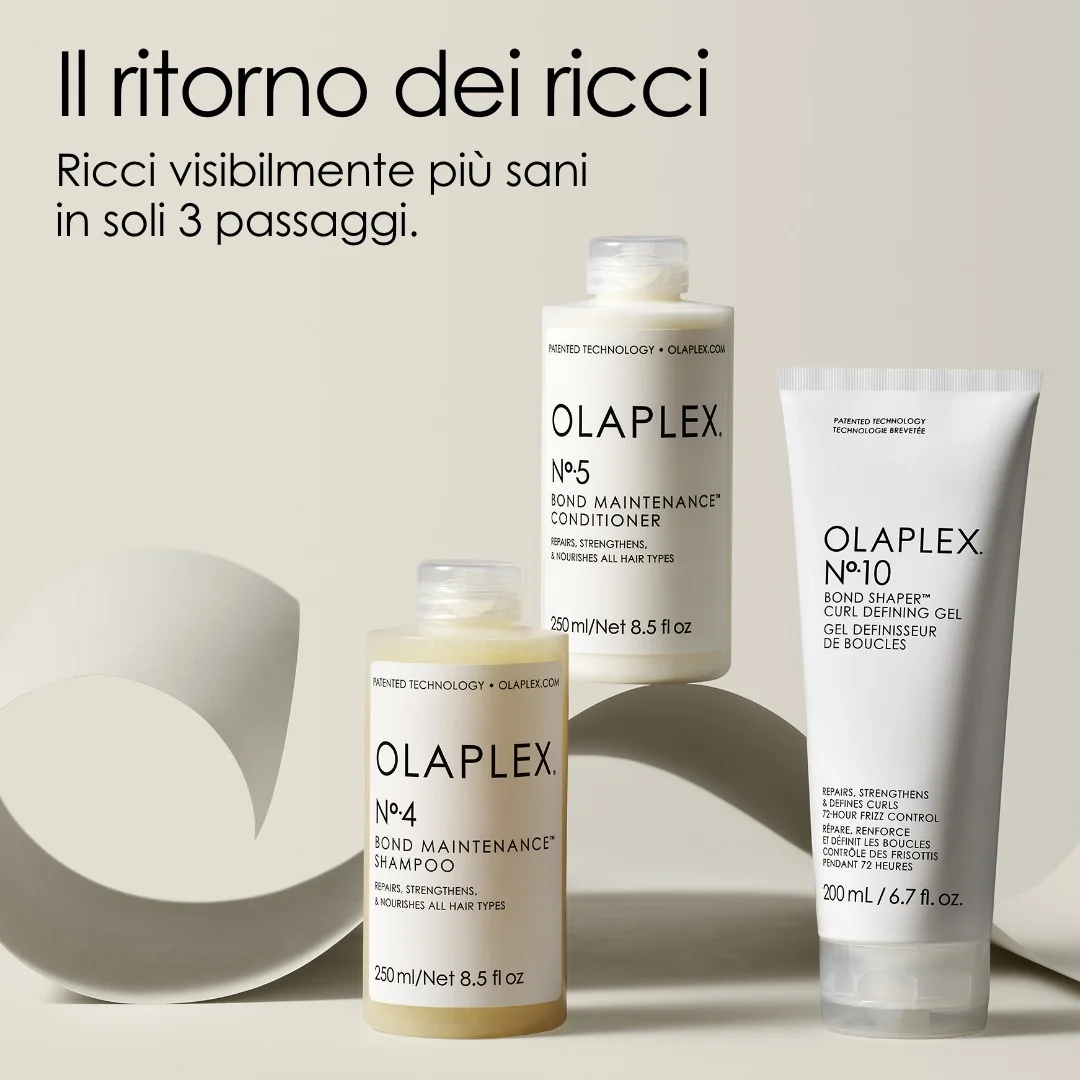 Olaplex Curly Hair Routine — Elevated Product Display