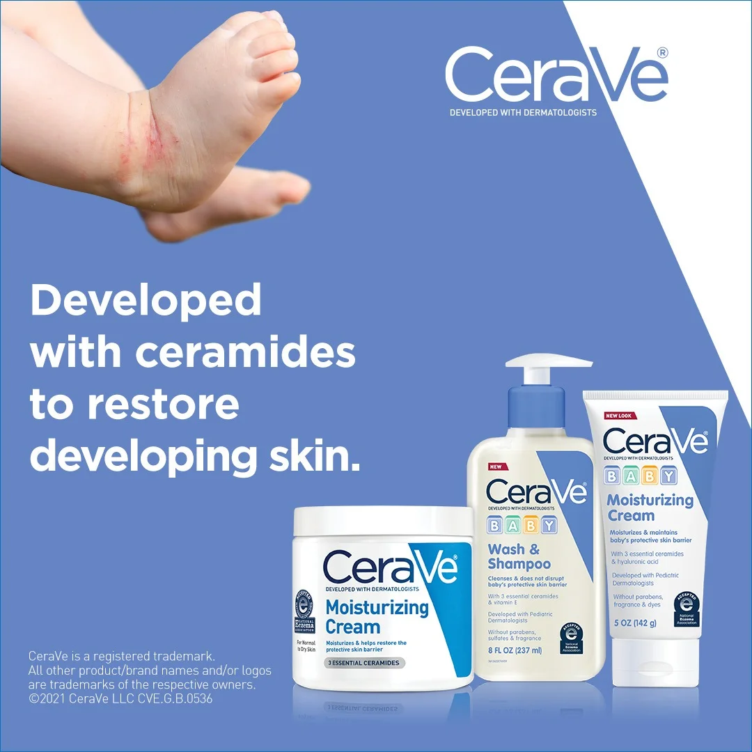 CeraVe Baby Skincare — Product & Lifestyle Split