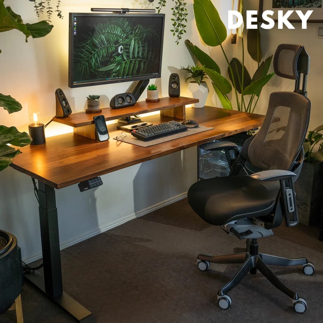 DESKY Ergonomic Home Office — Lifestyle Setup