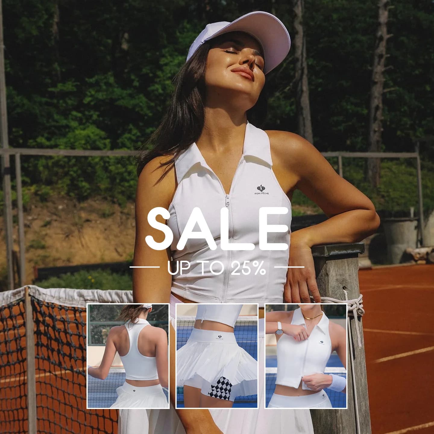POM PÊCHE — Lifestyle Sale with Product Collage