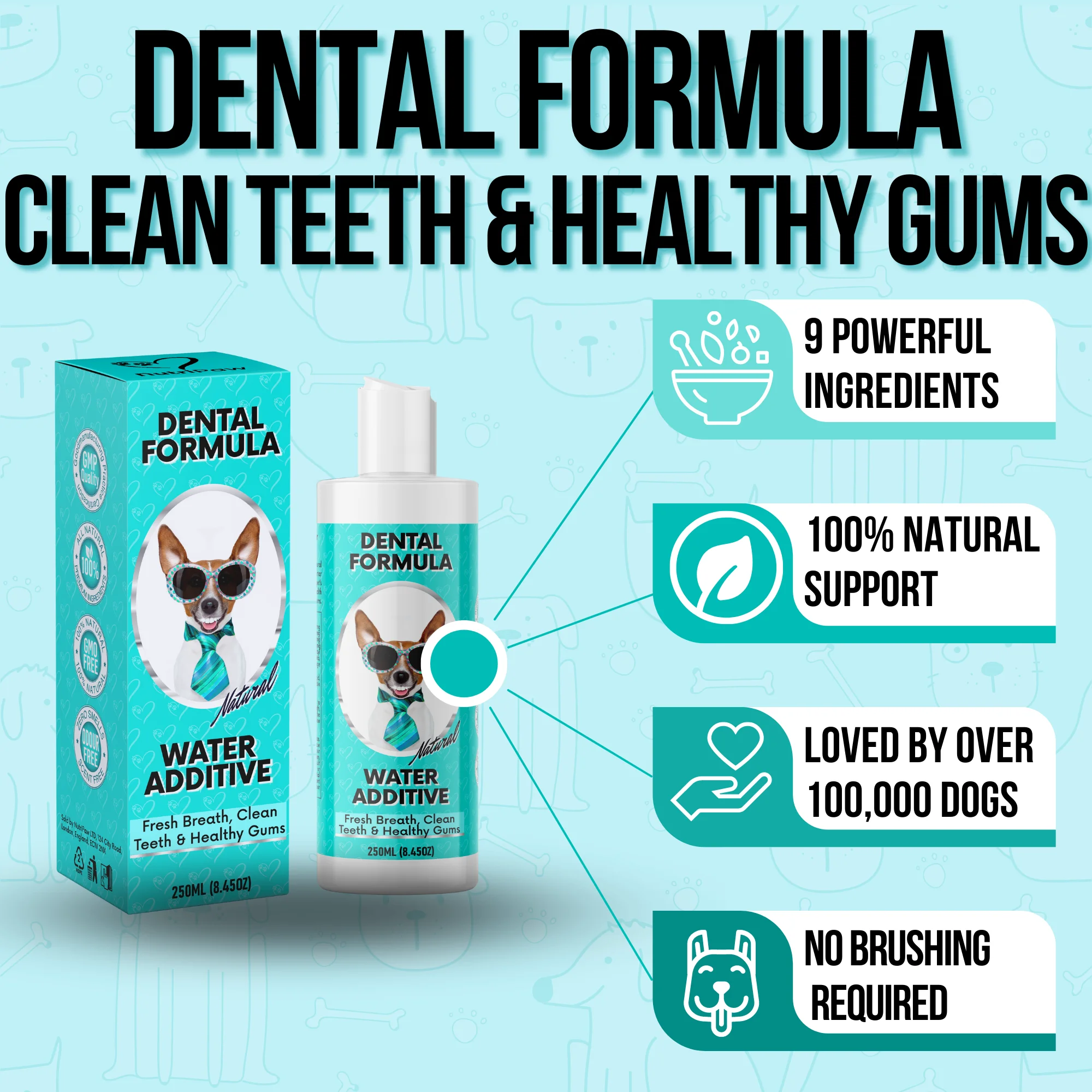 NutriPaw Dental Formula — Product & Feature Callouts