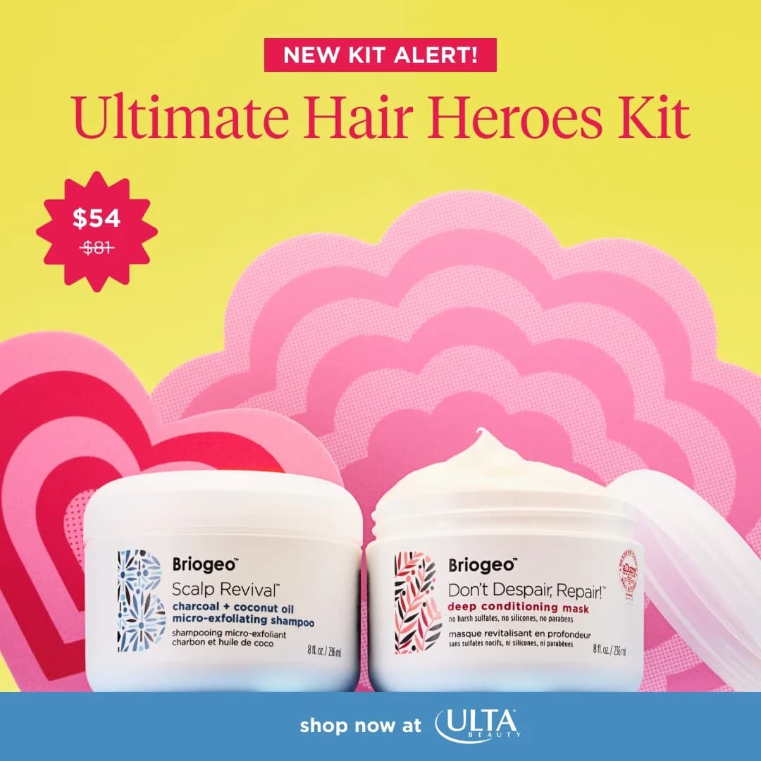 Briogeo Ultimate Hair Heroes Kit — Vibrant Product Display