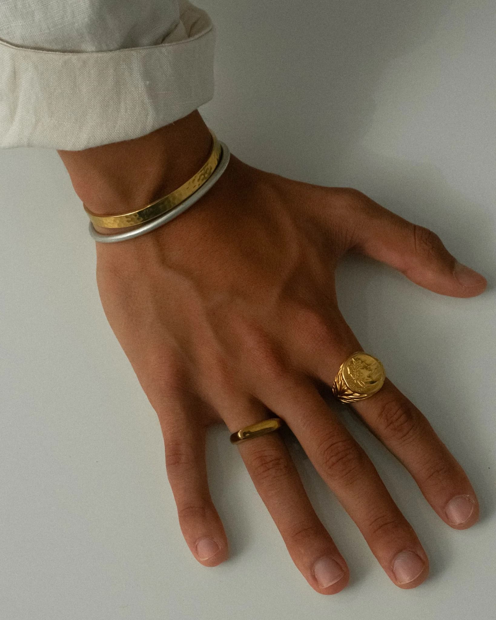 Minimalist Jewelry — Hand Model Close-up