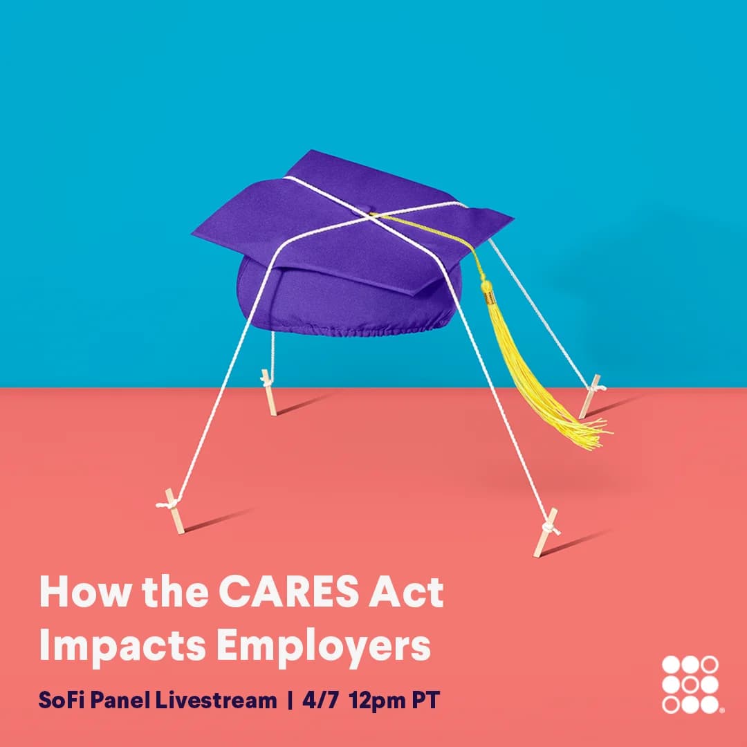 SoFi Graduation Cap — Minimalist Event Promo
