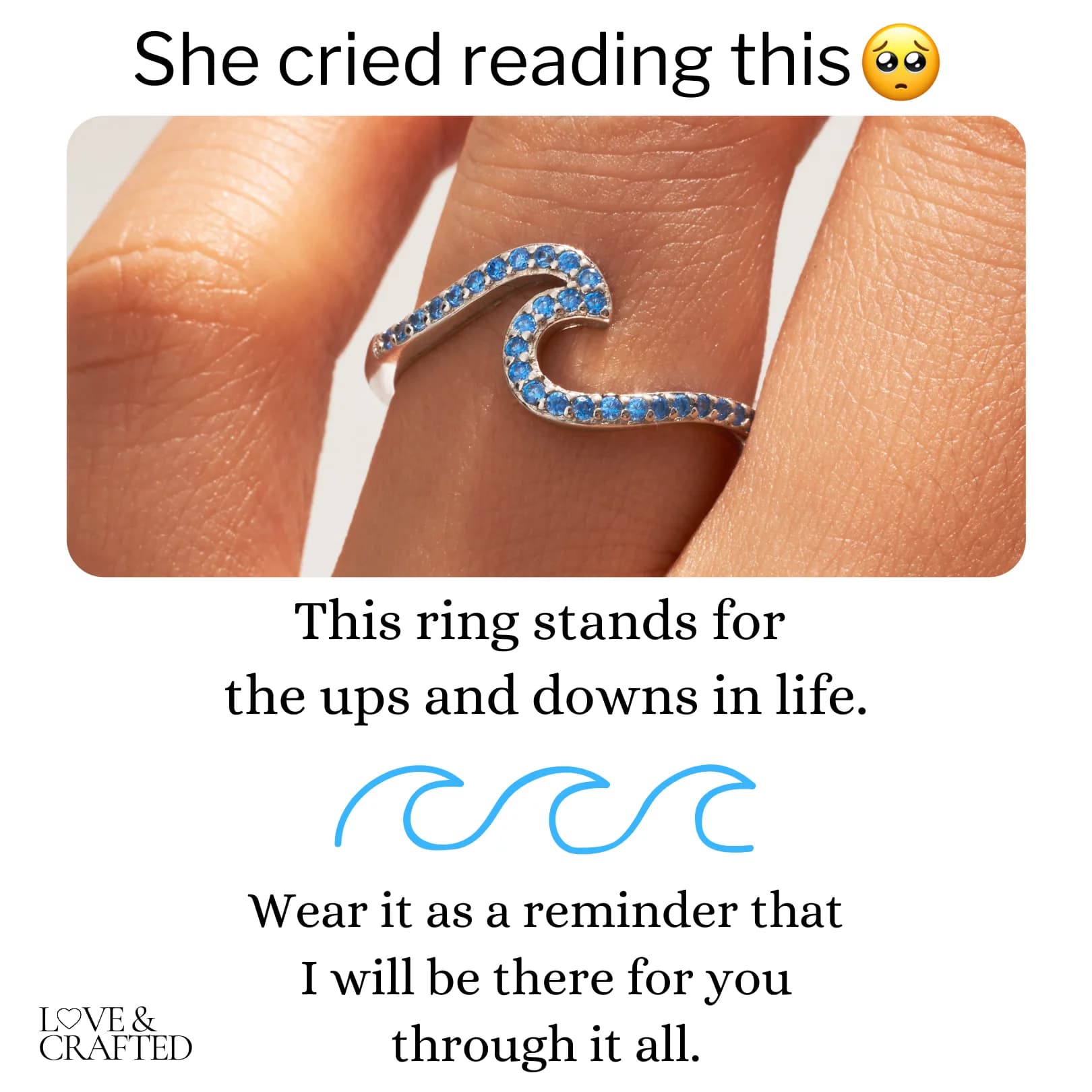 LOVE & CRAFTED — Emotional Ring Product Shot