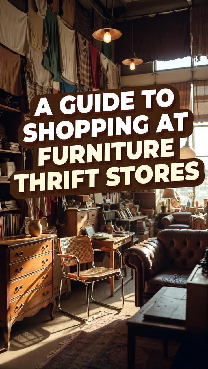 Thrift Store Guide — Text Overlay on Lifestyle