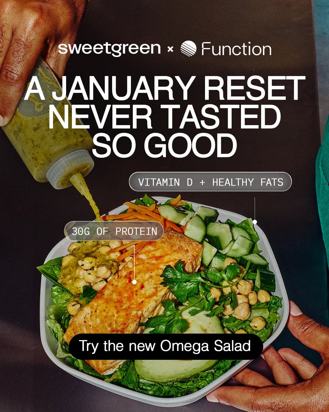 sweetgreen x Function — Omega Salad Hero Shot