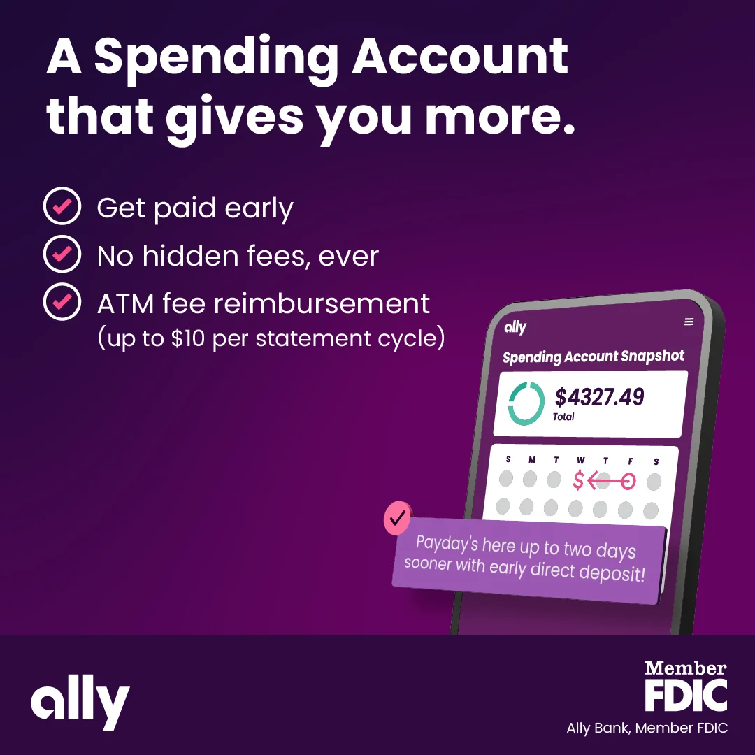 Ally Spending Account — Benefit-Driven UI Mockup