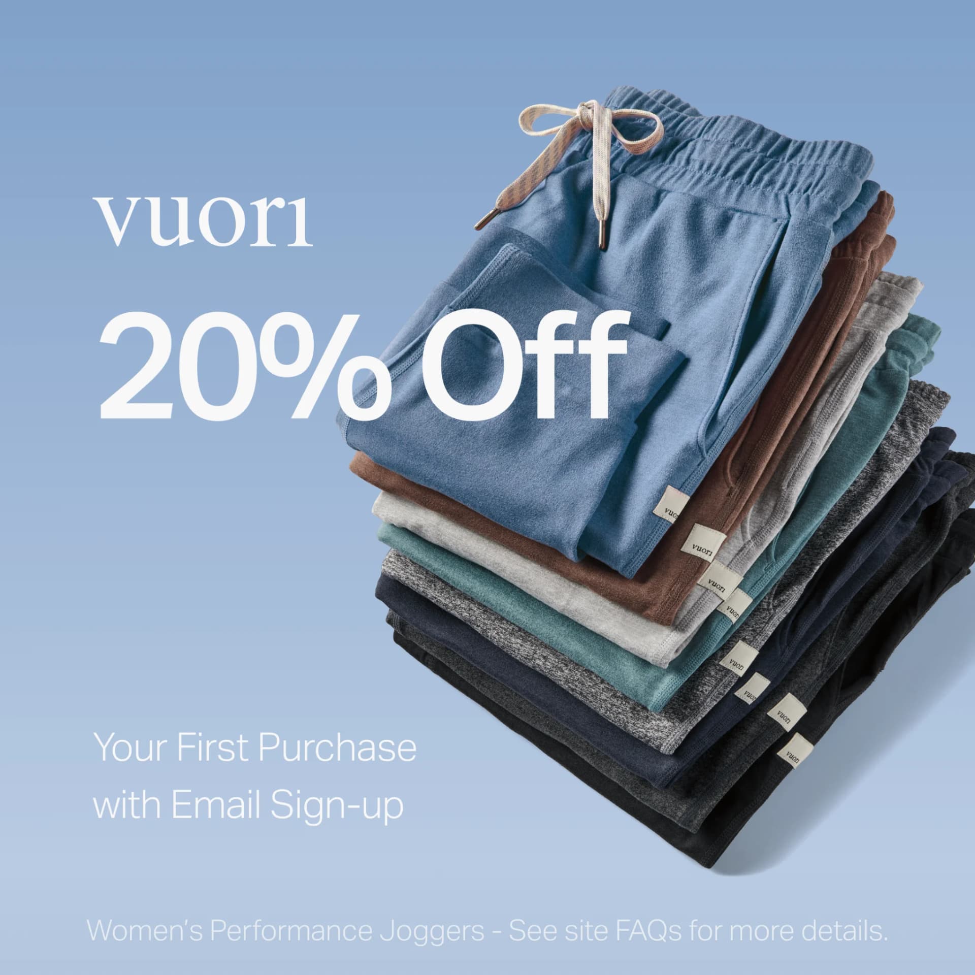 Vuori Performance Joggers — Stacked Product Offer