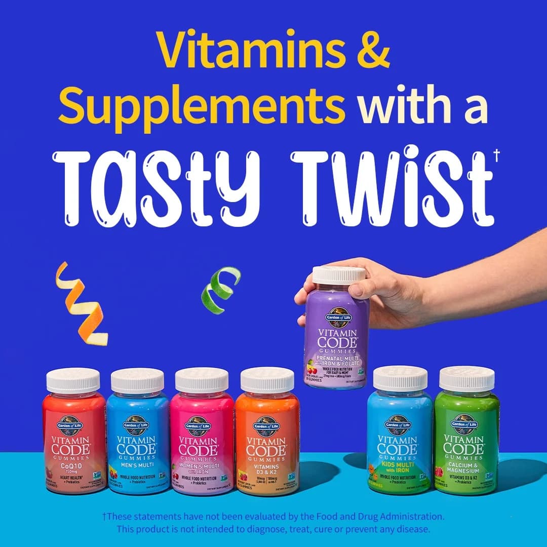 Garden of Life Gummies — Vibrant Product Array