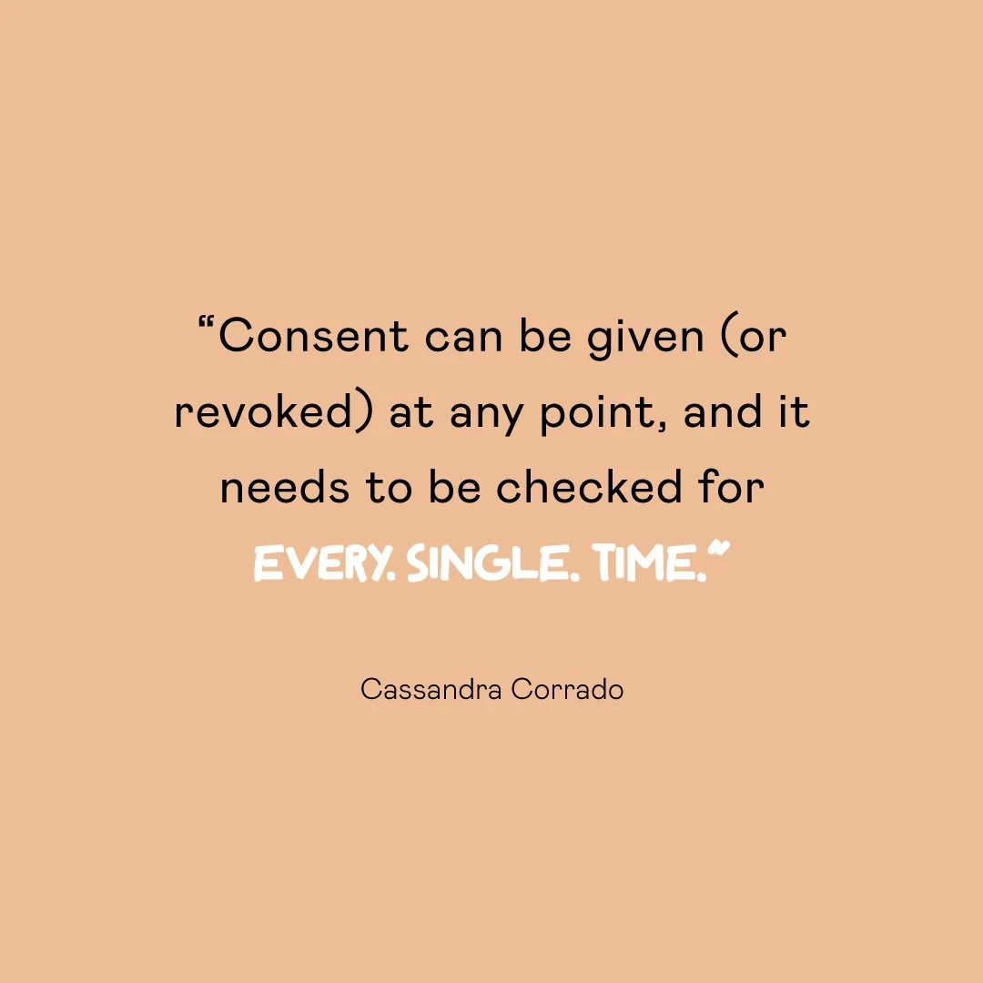 Consent Quote — Minimalist Text-Heavy Layout