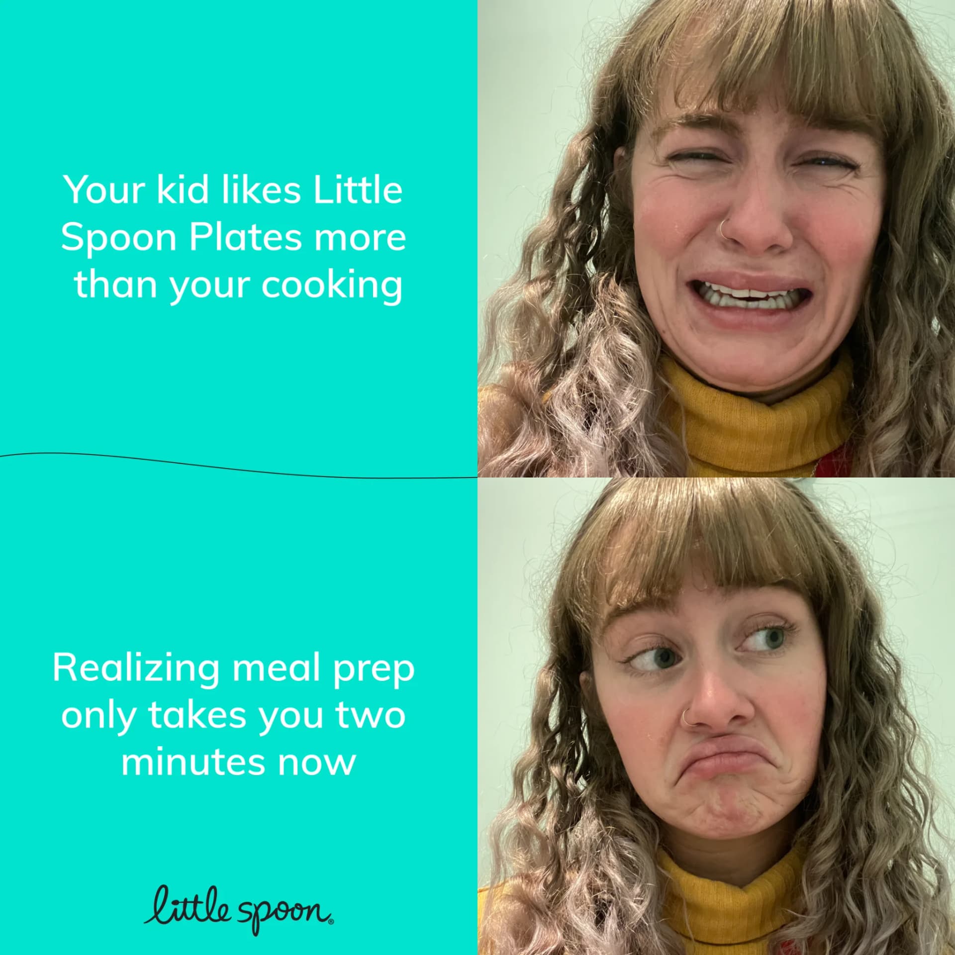 Little Spoon — Relatable Meme Split Screen