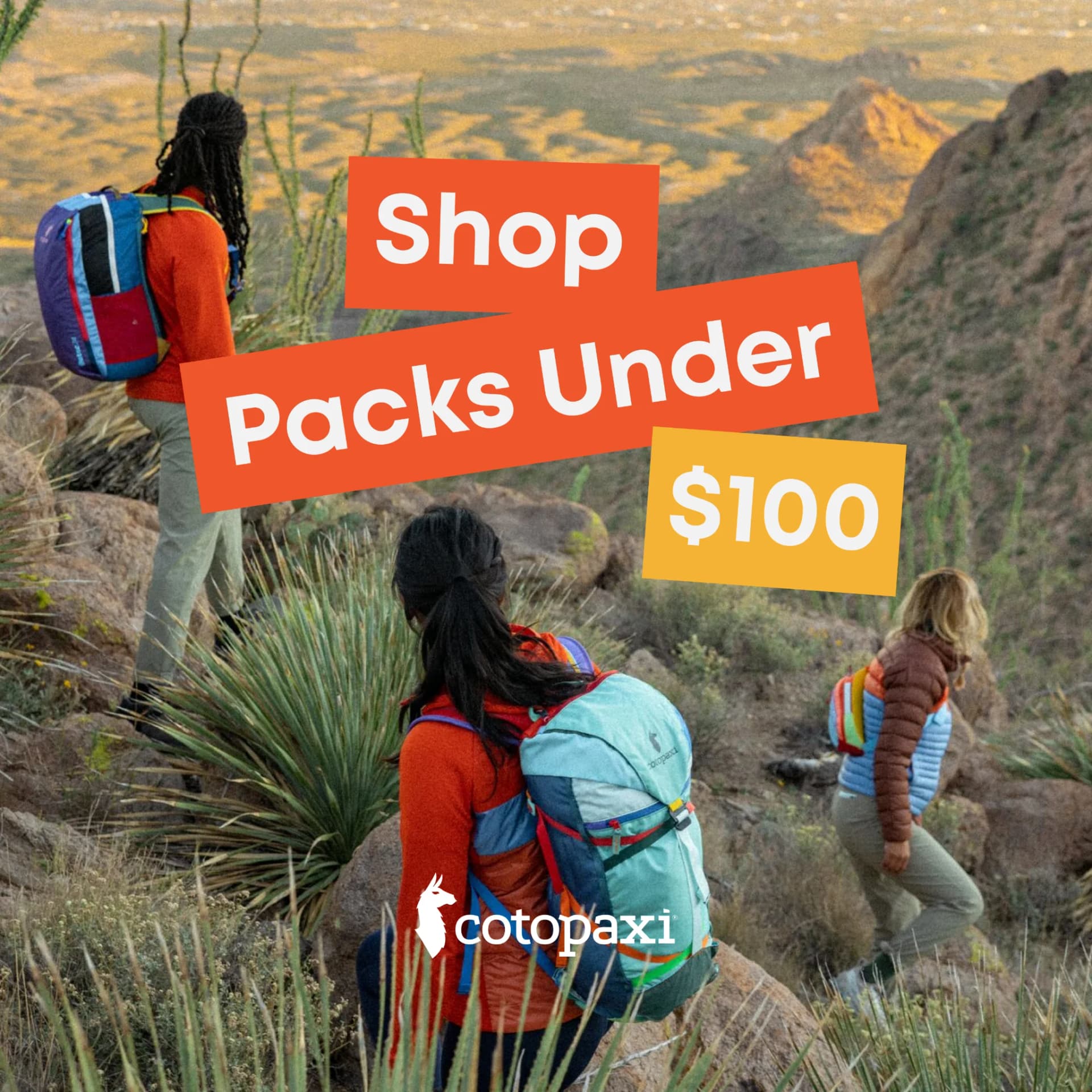 Cotopaxi Packs — Vibrant Lifestyle Sale