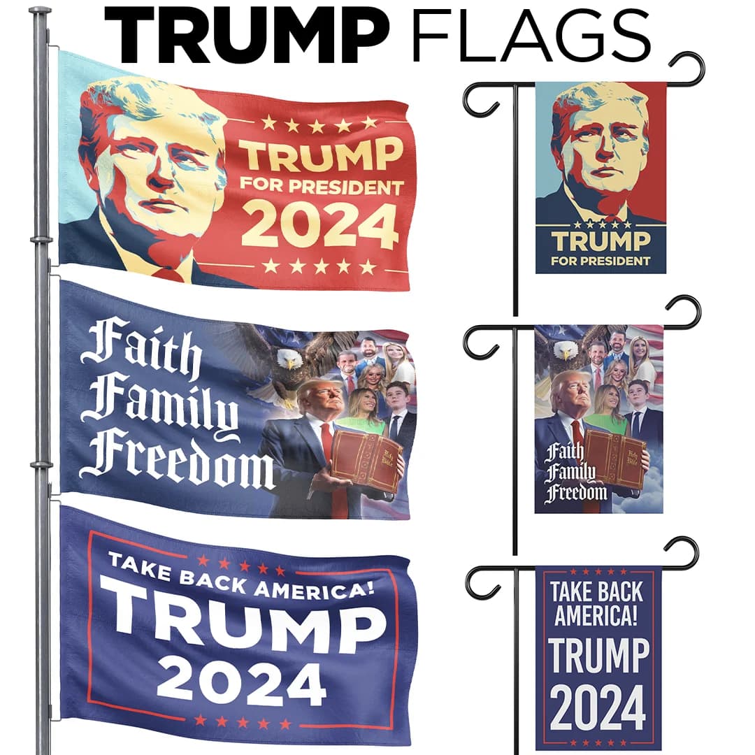 Trump Flags — Multi-Product Grid Display