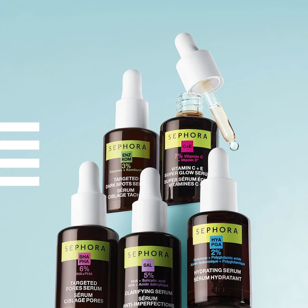 Sephora Collection Serums — Multi-Product Display