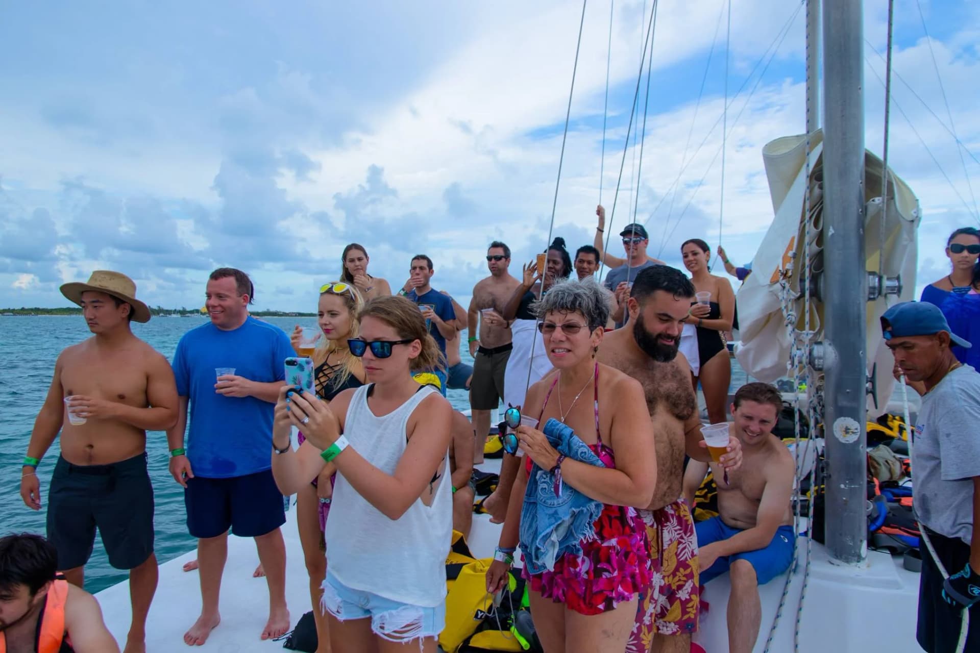 Group Boat Party — Vibrant Lifestyle Shot