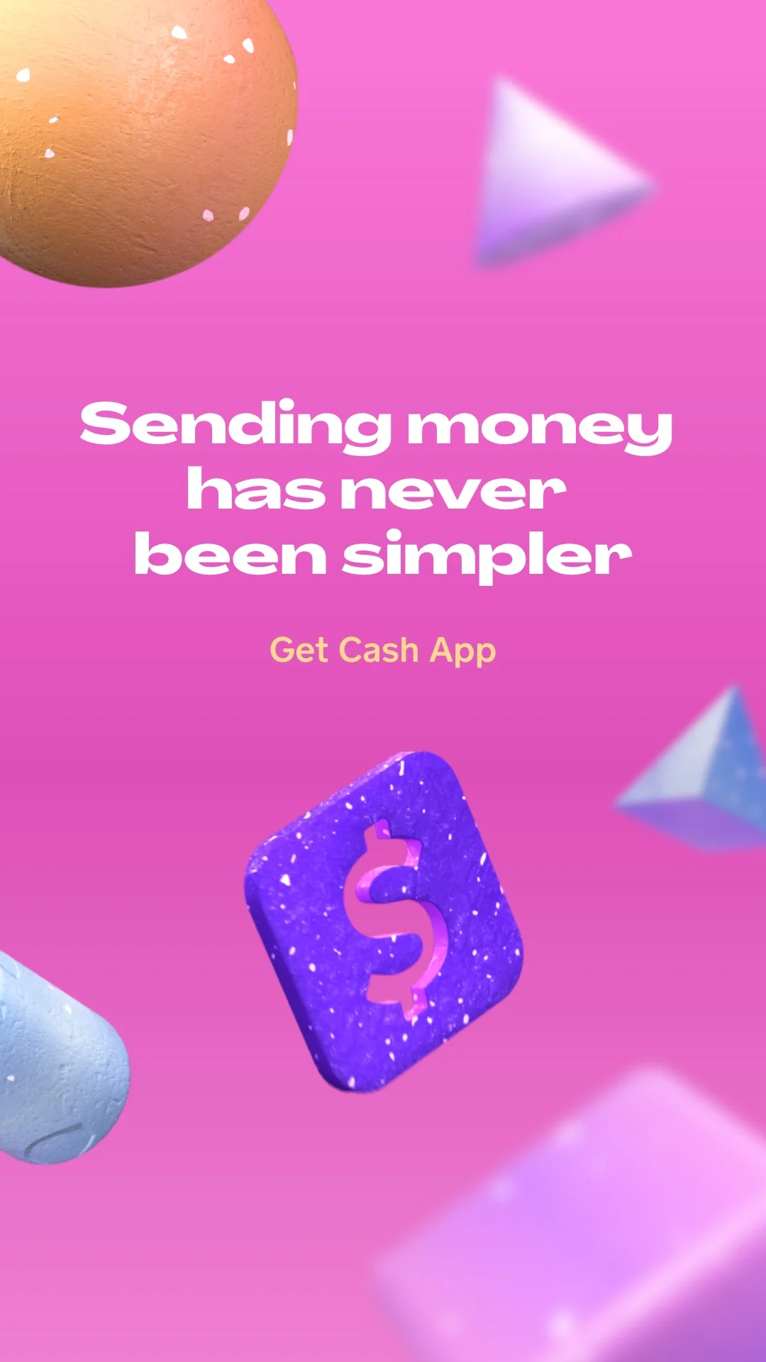 Cash App — Vibrant Abstract Product Focus