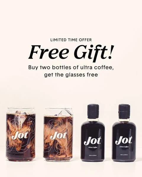 Jot Ultra Coffee — Product Offer Layout