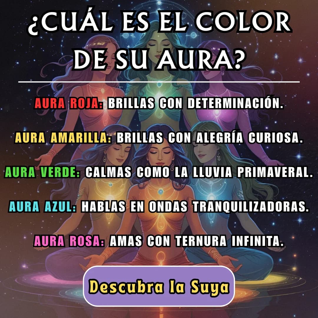 Aura Color Quiz — Vibrant Text Overlay