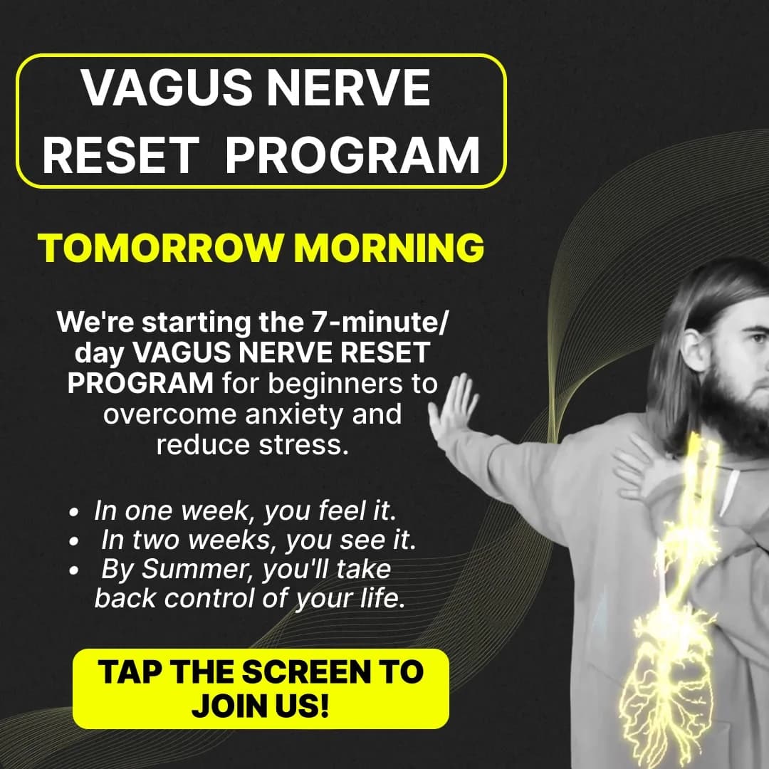 Vagus Nerve Program — Bold Text-Heavy Layout