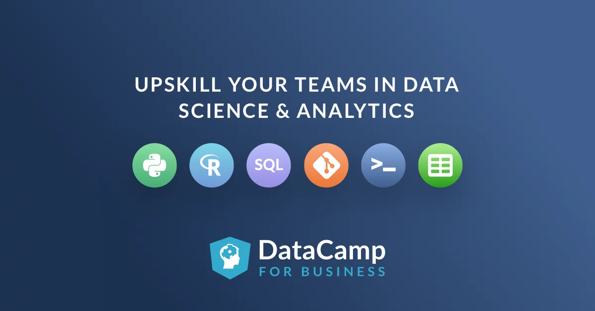DataCamp — Skill Icons & Central Headline