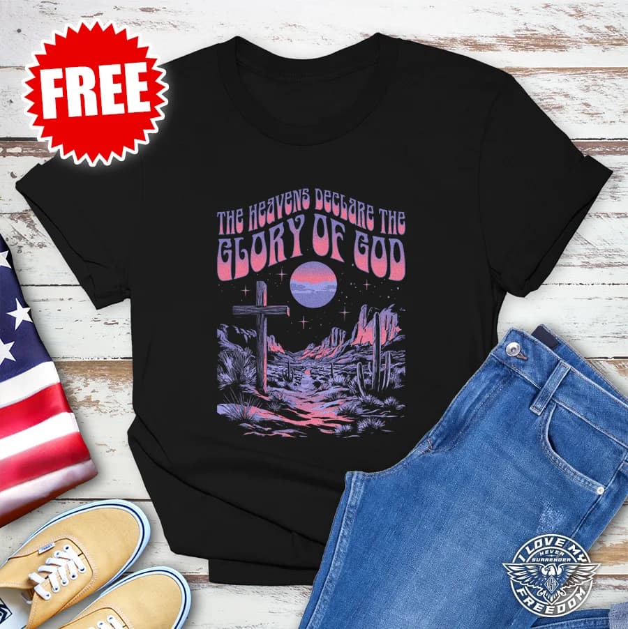 Graphic T-Shirt — Lifestyle Flat Lay with Offer