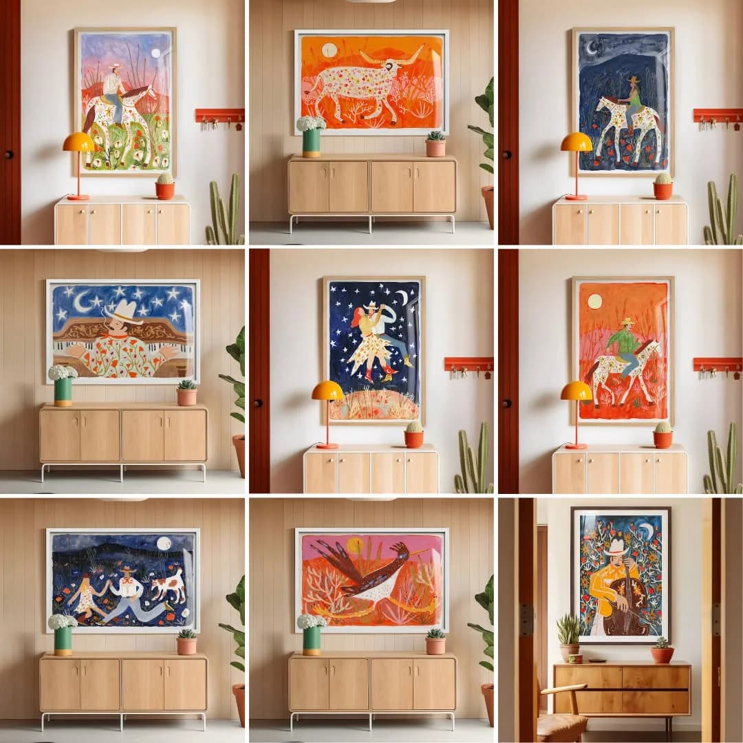 Art Collection — Home Gallery Grid Display