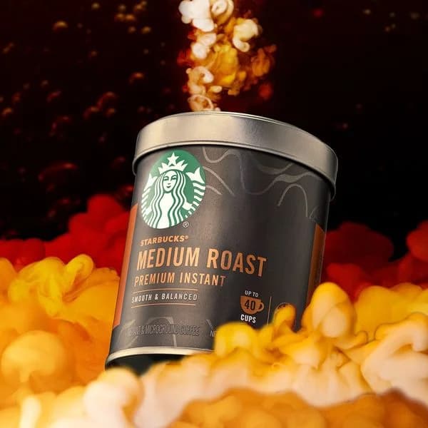 Starbucks Instant Coffee — Dynamic Hero Shot