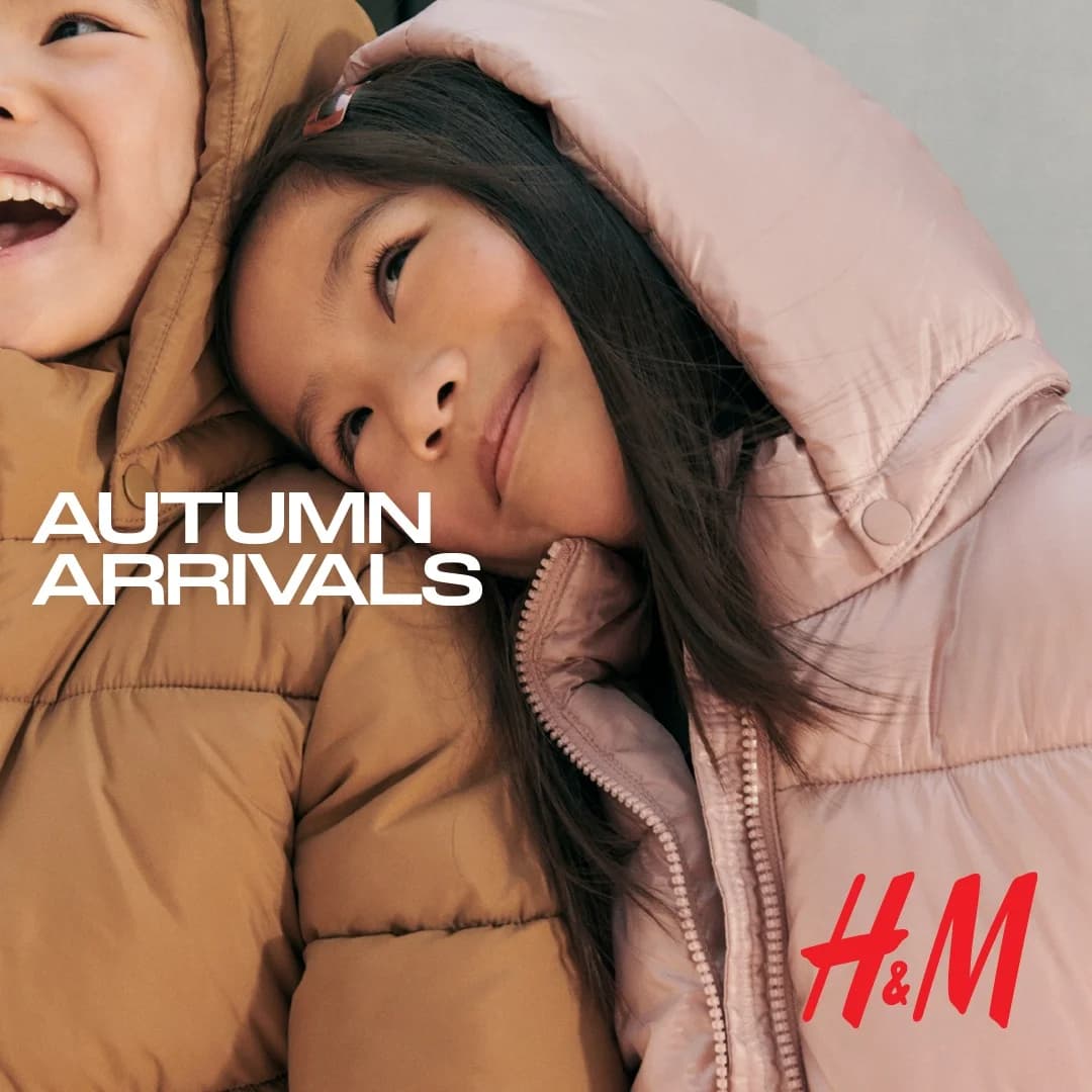 H&M Kids Autumn Arrivals — Warm Lifestyle Shot