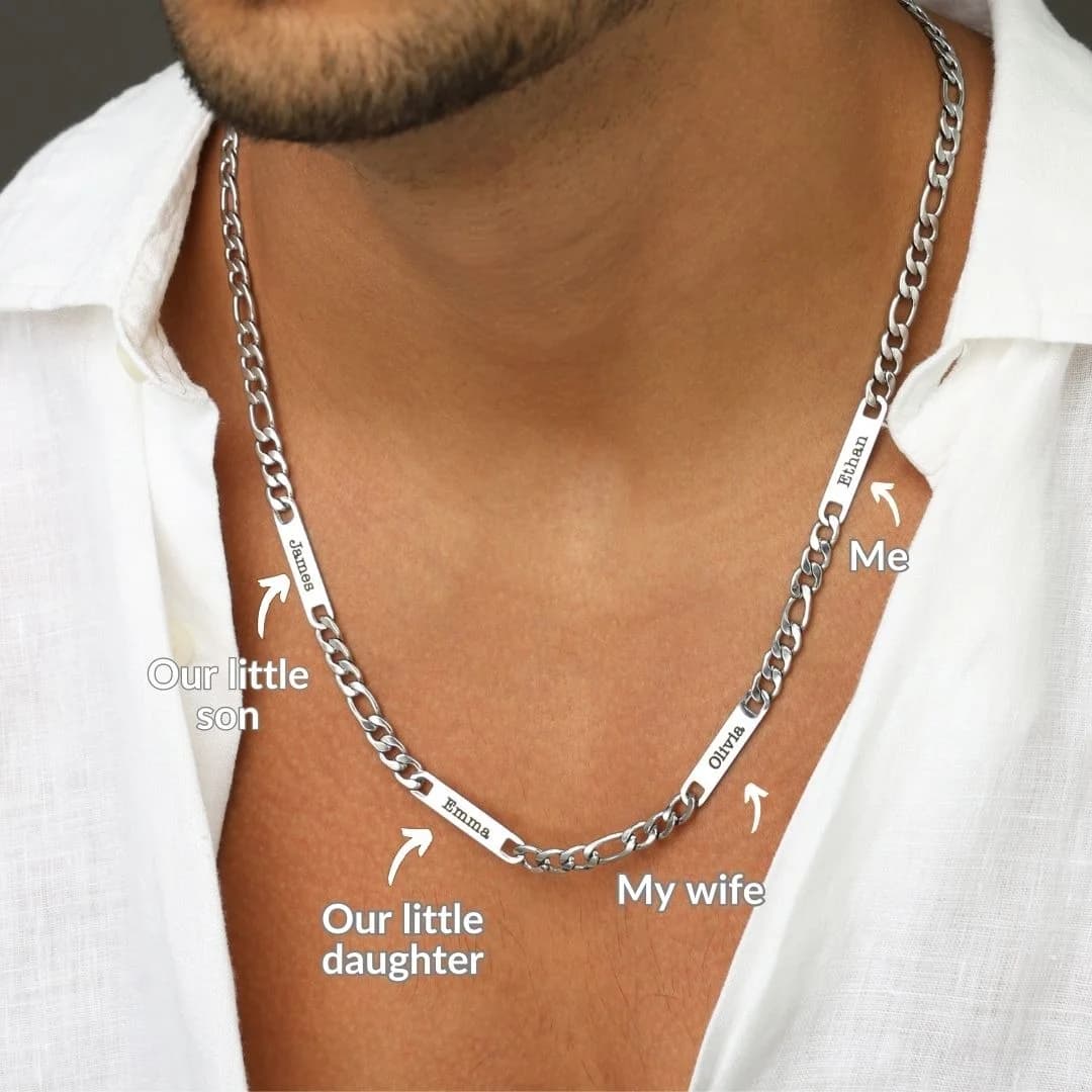 Personalized Necklace — Lifestyle Product Shot