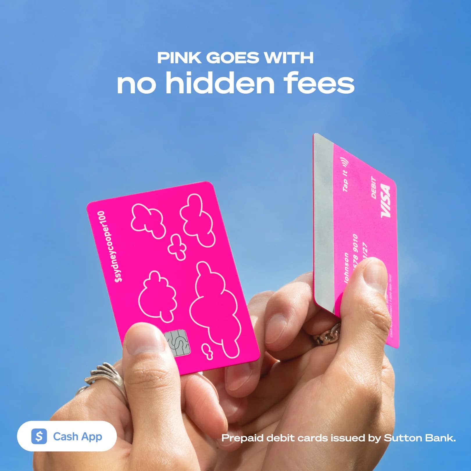 Cash App — Vibrant Pink Card Lifestyle