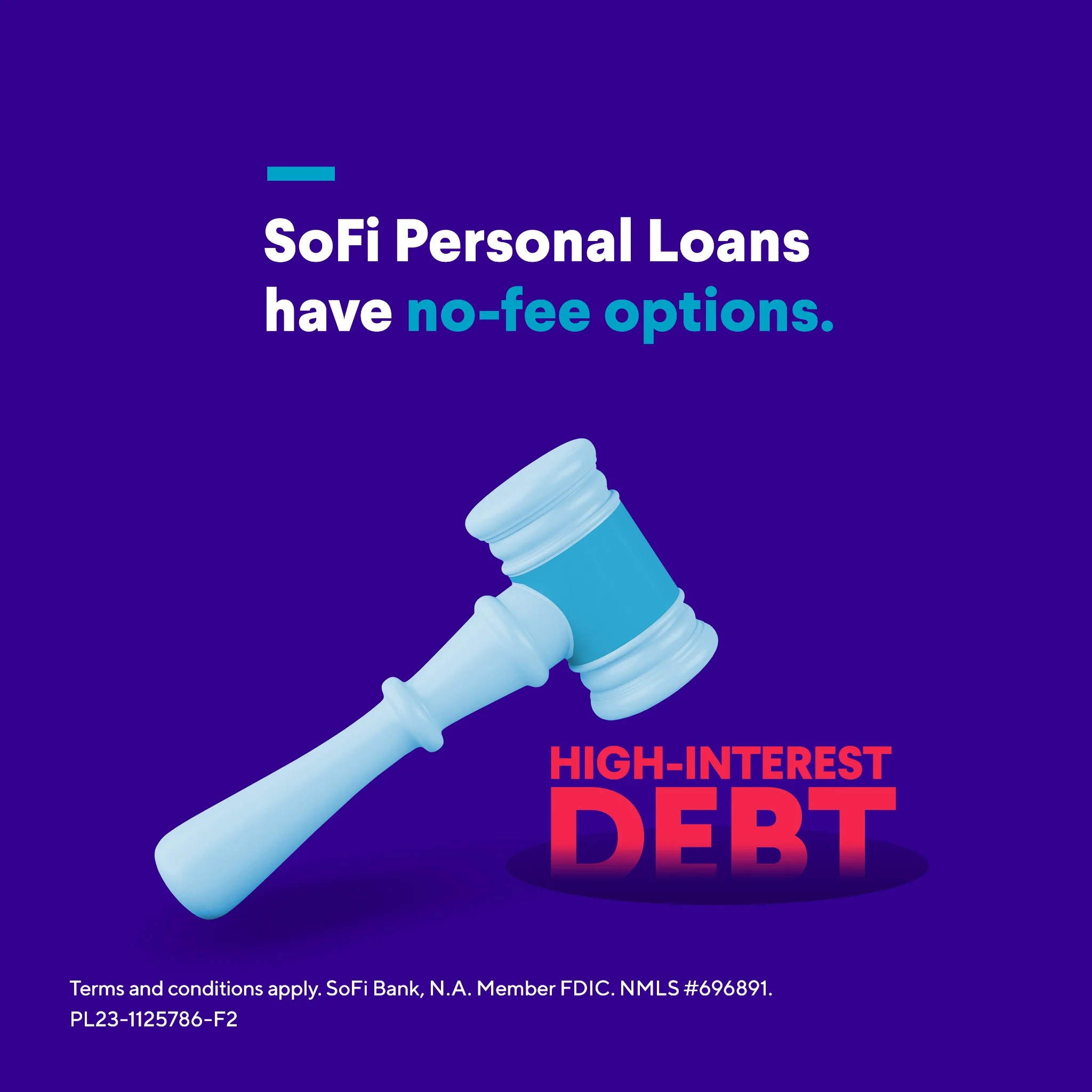 SoFi Personal Loans — Gavel Metaphor