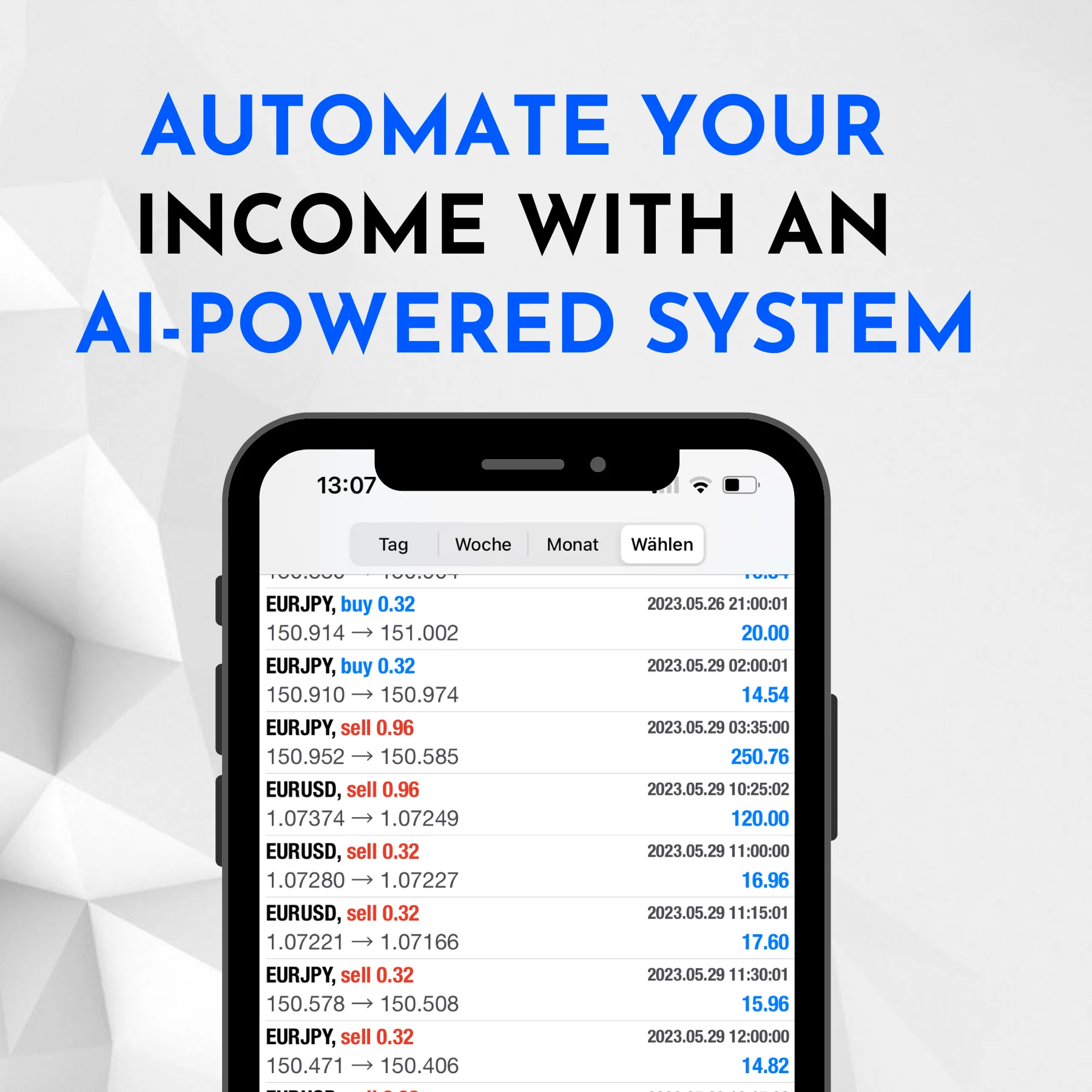 AI-Powered System — Bold UI Mockup