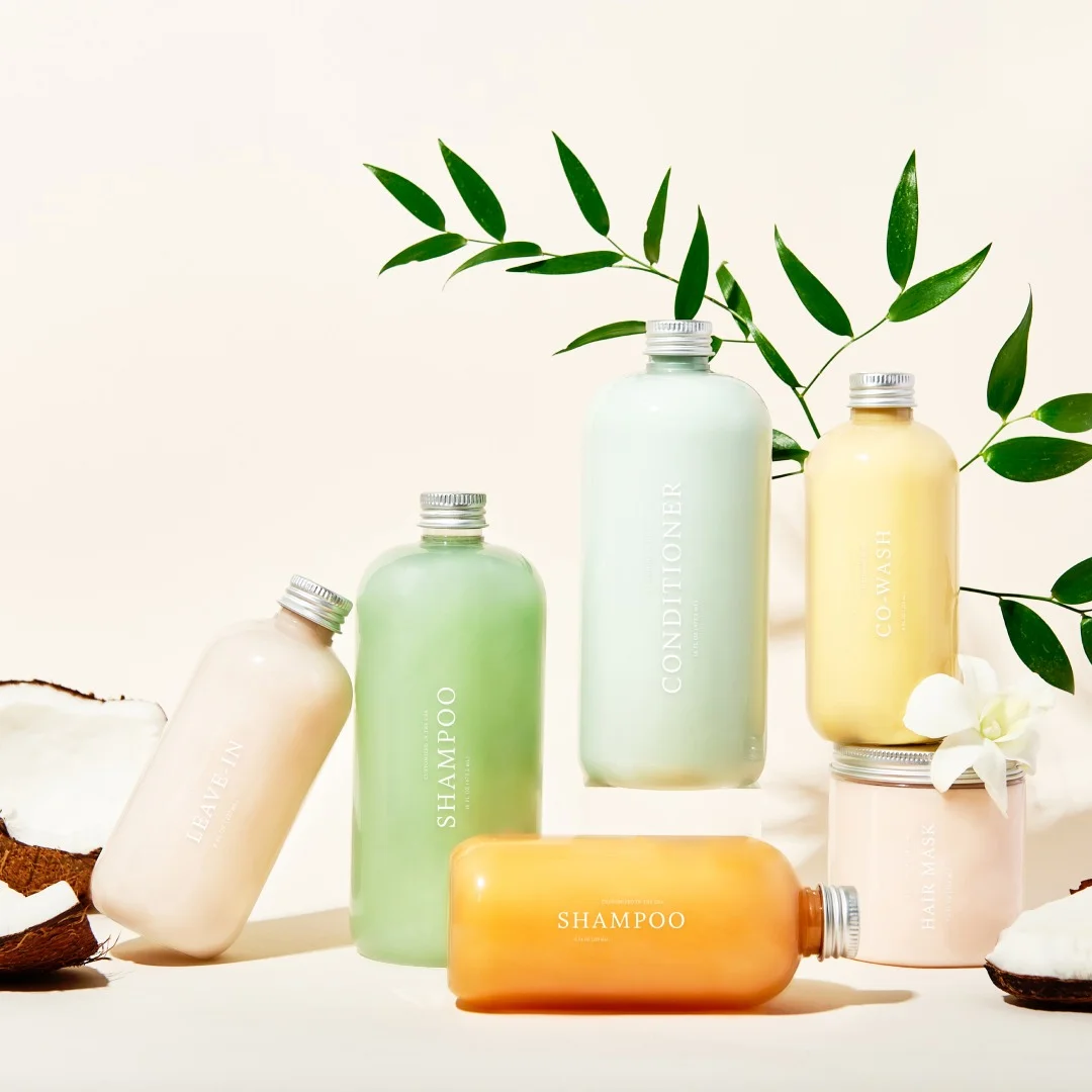 Pastel Haircare — Organic Product Arrangement