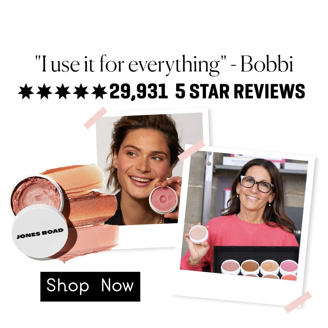 Jones Road — Testimonial Collage with Reviews