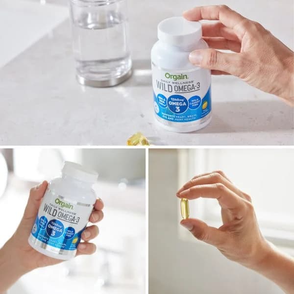 Orgain Wild Omega-3 — Multi-Shot Product Grid
