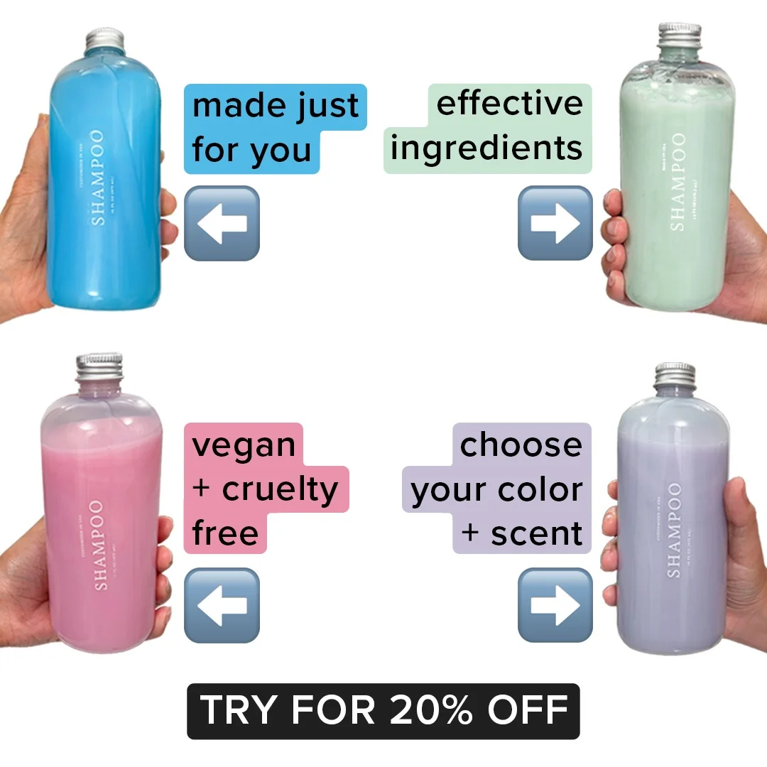 Custom Shampoo — Grid Feature Showcase