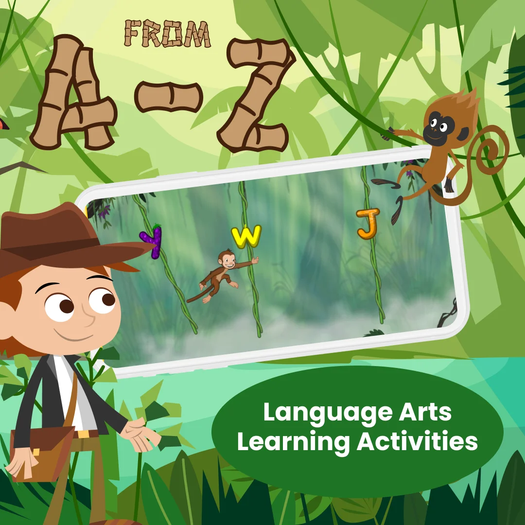 Educational Game App — Playful UI Mockup