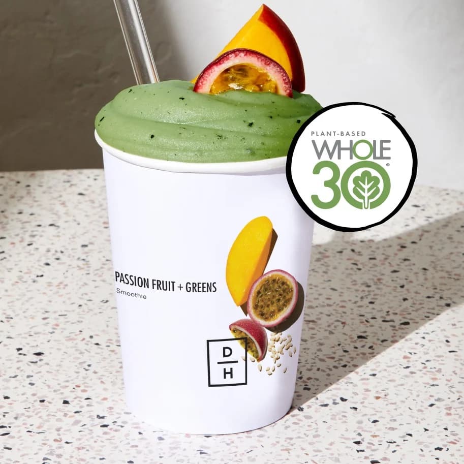 Daily Harvest Passion Fruit + Greens Smoothie — Hero Shot