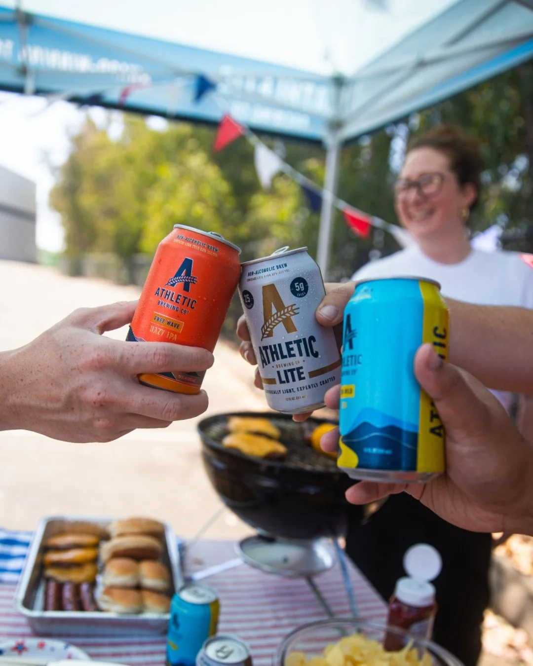Athletic Brewing Co. — Festive Toast Lifestyle