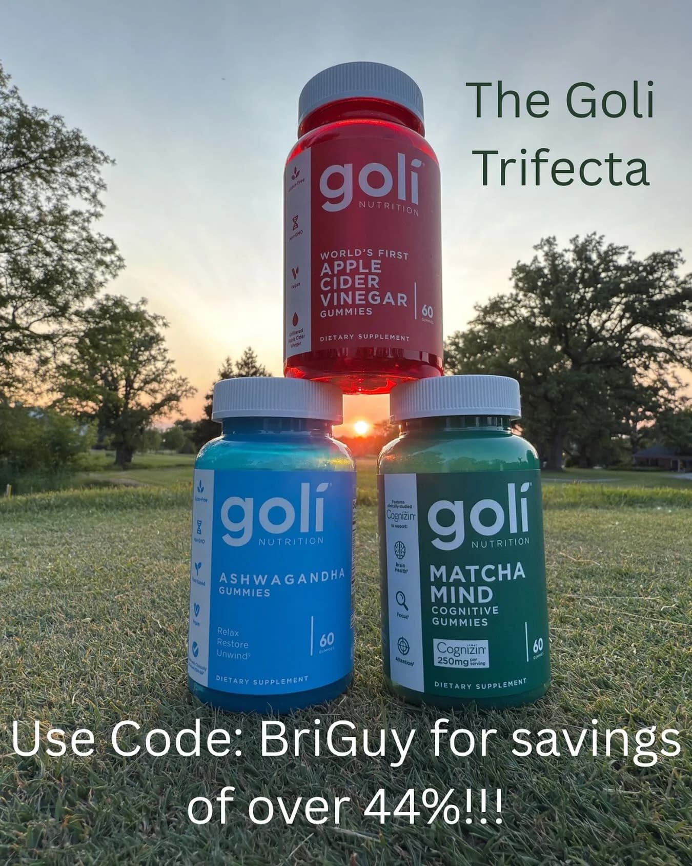 Goli Nutrition — Outdoor Product Stack