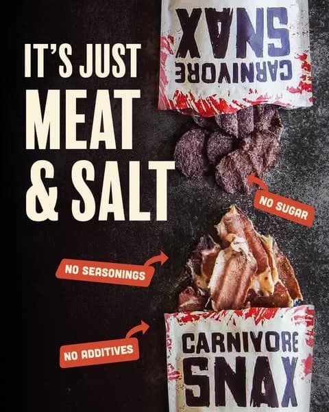 Carnivore Snax ad example