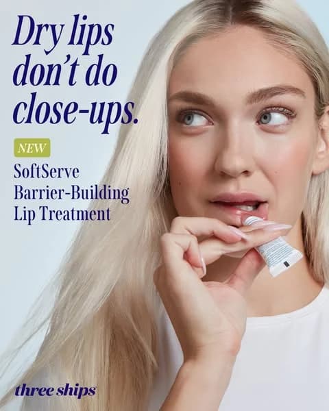 Three Ships Lip Treatment — Lifestyle Close-Up