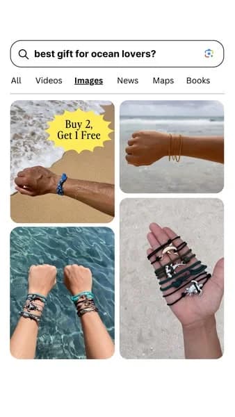Dorsal Ocean Bracelets — Google Image Search Collage
