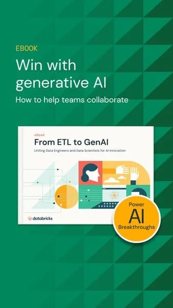 Databricks Generative AI Ebook — Split Layout