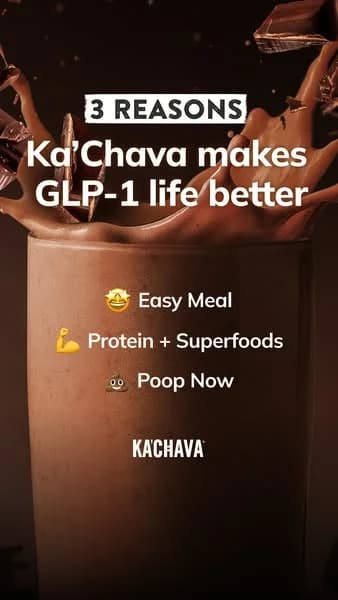 Ka'Chava GLP-1 — Benefit-Driven Product Shot