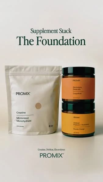 PROMIX Supplement Stack — Minimal Product Grouping
