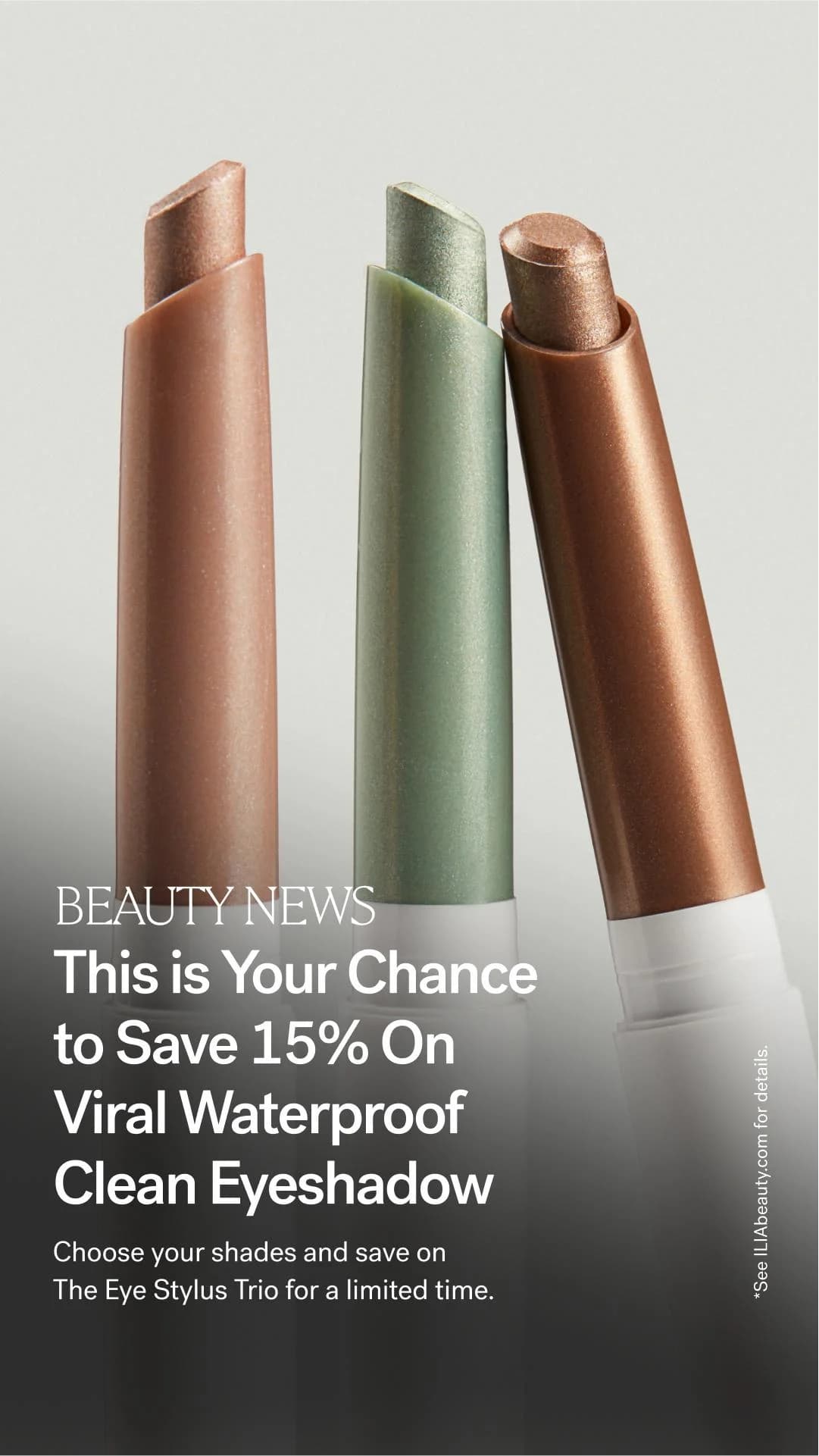 ILIA Beauty Eye Stylus Trio — Product Feature Shot