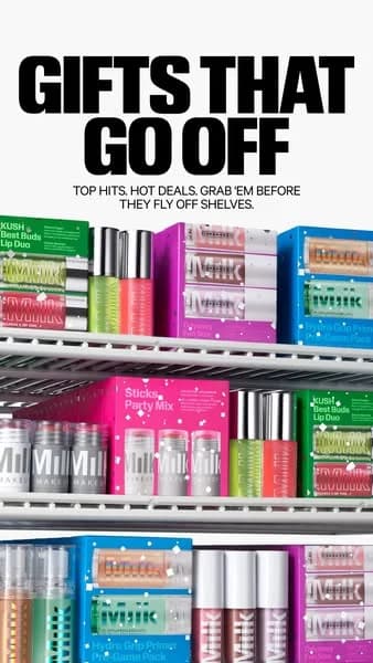 Milk Makeup — Vibrant Shelf Display Sale