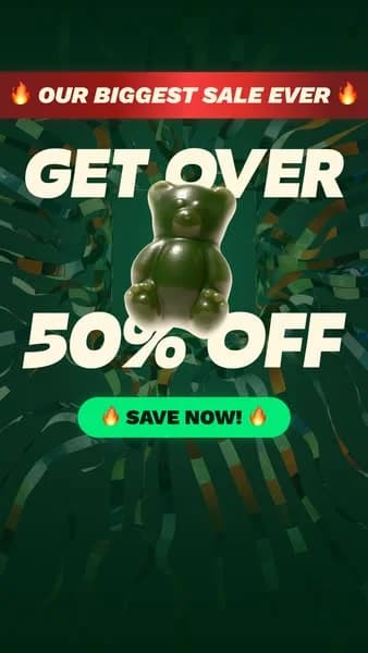Grüns Gummy Sale — Bold Product Focus